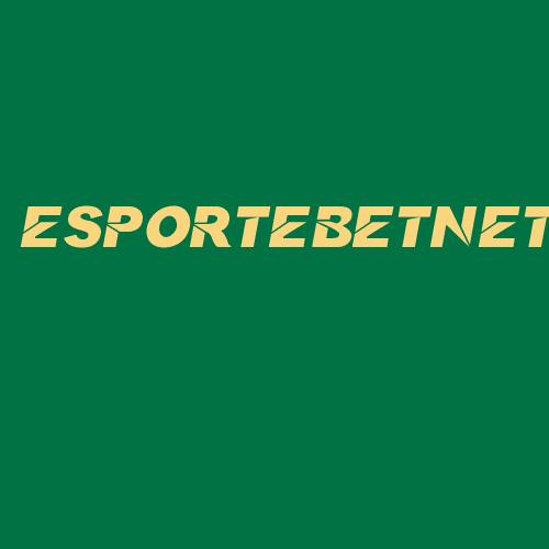 Logo da ESPORTEBETNET